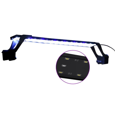 VidaXL Aquariumlampe mit Klemmen LED 55-70 cm blau und weiß
