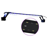 VidaXL Aquariumlampe mit Klemmen LED 75-90 cm blau und weiß