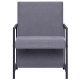 Vidaxl fauteuil stof lichtgrijs