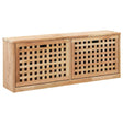 Vidaxl Schuhspeicherbank 94x20x38 cm Festes Walnussholz