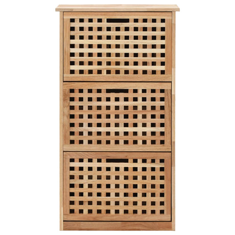 Vidaxl Schuhschrank 55x20x104 cm Festes Walnussholz