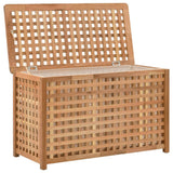 Vidaxl Waschkorb 77,5 x 37,5 x 46,5 cm Festes Walnussholz