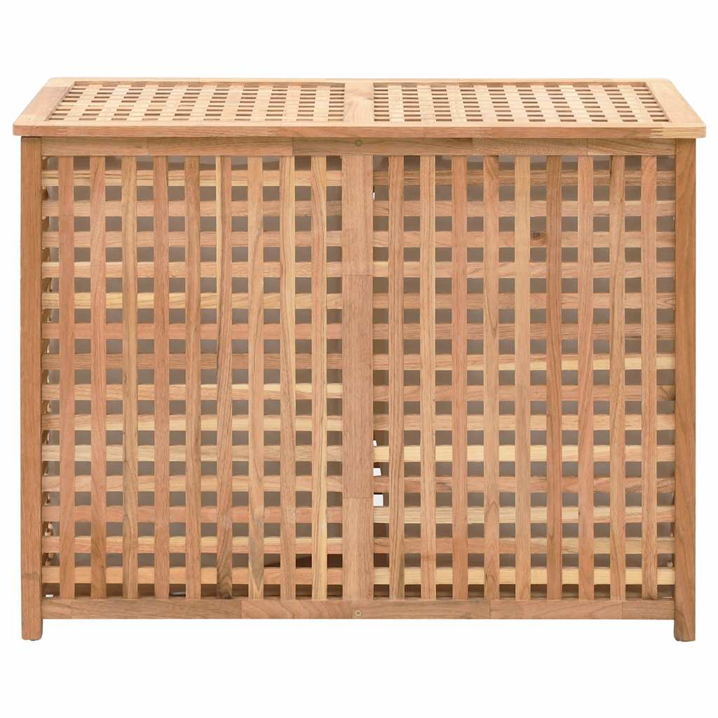 Vidaxl Waschkorb 87.5x46x67 Solid Walnussholz