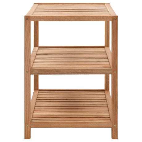 Vidaxl Badezimmer Rack 65x40x55 cm Festes Walnussholz