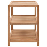 Vidaxl Badezimmer Rack 65x40x55 cm Festes Walnussholz