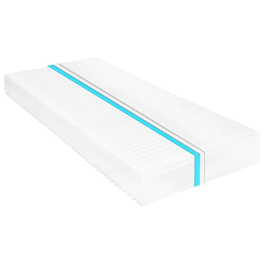Vidaxl matras 7 zone 16 cm pu-schuim h2 h3 120x200 cm