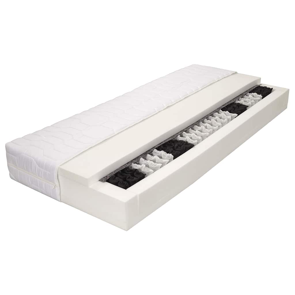 Vidaxl matras 7 zone 20 cm pocketvering h2 100x200 cm