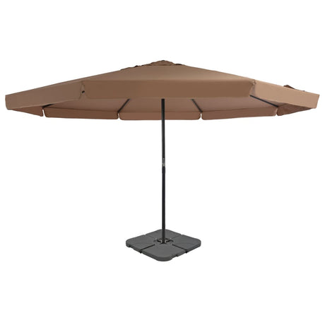 Vidaxl Parasol mit tragbarem Basistaupe
