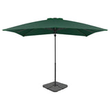 Vidaxl Parasol mit tragbarem Grundgrün