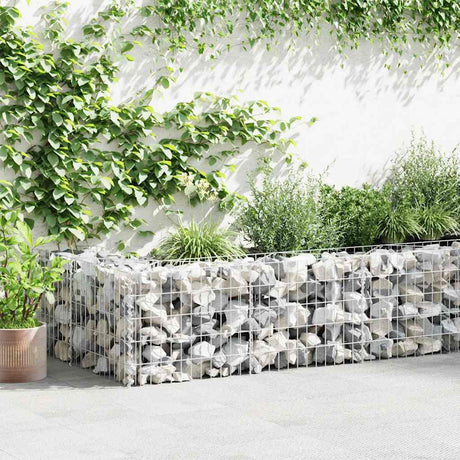 Vidaxl Schanskorf Wand 450x30x50 cm verzinkter Stahl