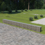 Vidaxl Schanskorf Wand mit Deckel 600x30x50 cm verzinkter Stahl