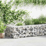 Vidaxl Schanskorf Wand mit Deckel 300x50x50 cm verzinkter Stahl