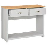 Vidaxl wandtafel 97x35x76 cm grijs