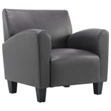 Vidaxl fauteuil kunstleer grijs