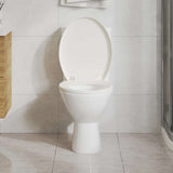 Vidaxl Toilettensitz Soft-Close mit Schnellveröffentlichungsdesign Weiß