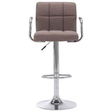Vidaxl barstoel stof taupe