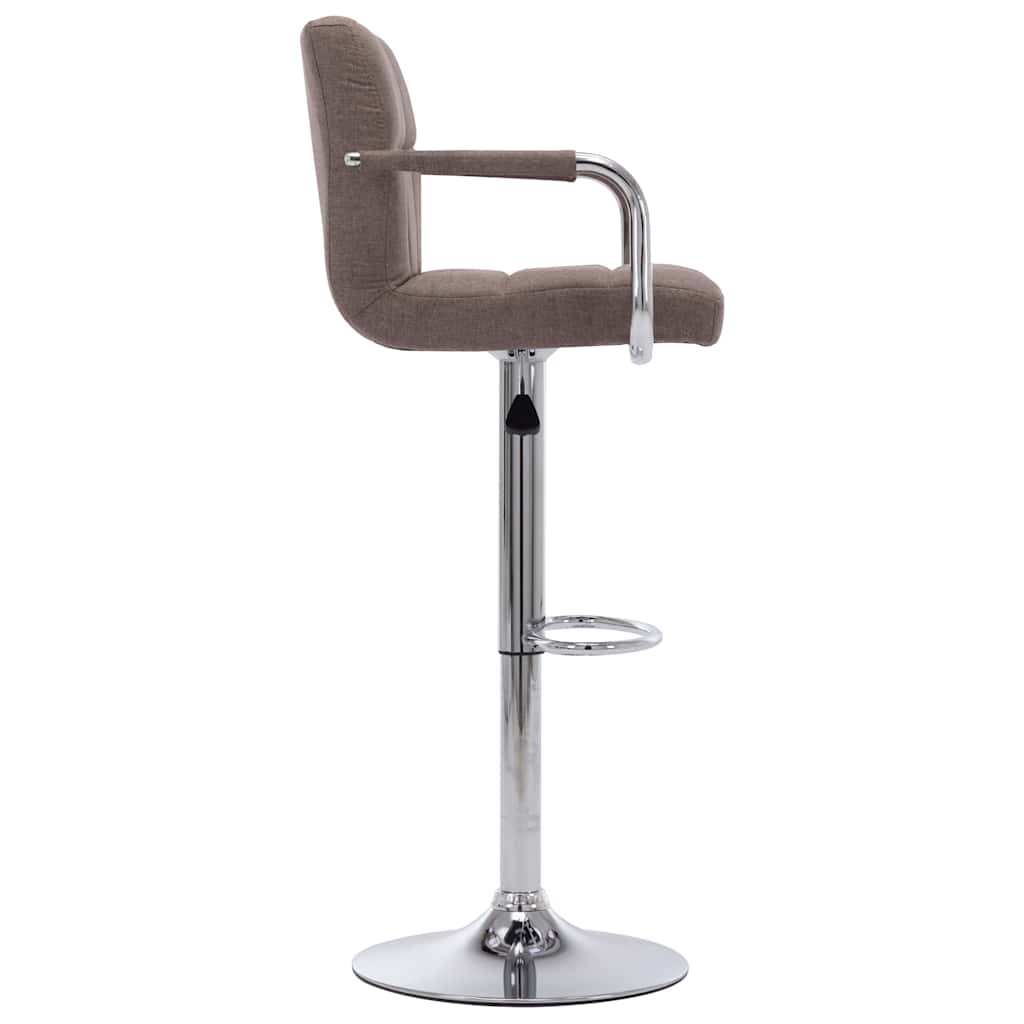 Vidaxl barstoel stof taupe