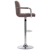Vidaxl barstoel stof taupe