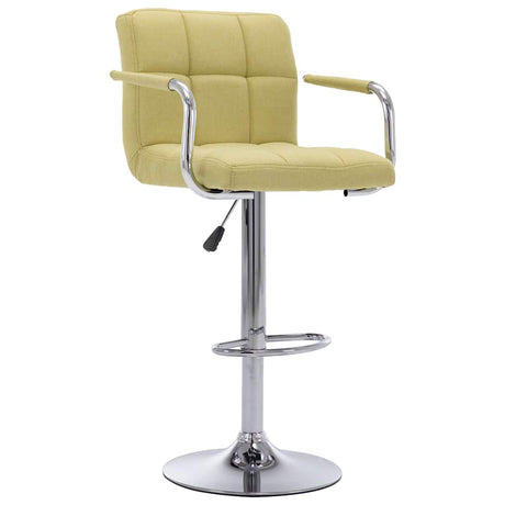 Vidaxl barstoelen 2 st stof groen