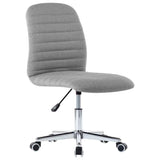 Vidaxl eetkamerstoelen 2 st stof lichtgrijs