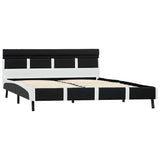 Vidaxl bedframe met led kunstleer zwart 120x200 cm