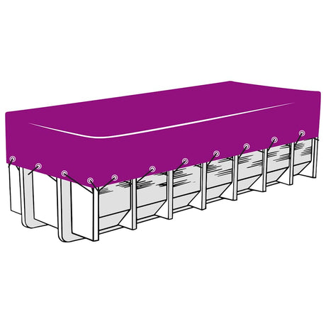 Vidaxl contentEnet 3x5 M HDPE Schwarz