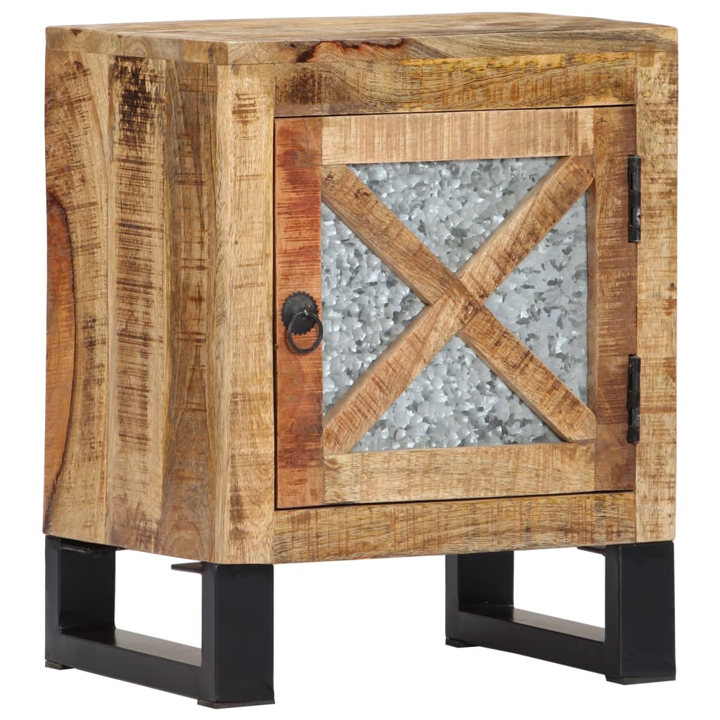Vidaxl nachtkastje 40x30x50 cm massief mangohout