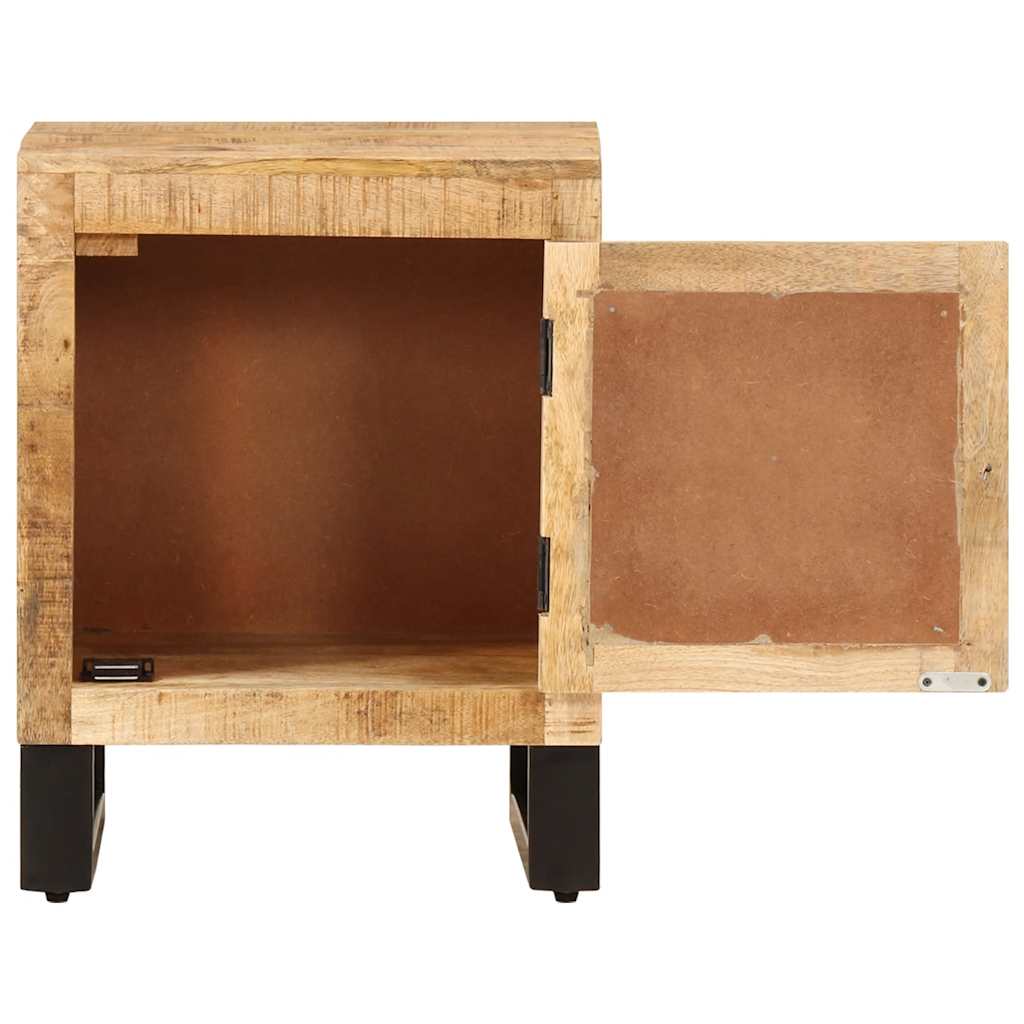 Vidaxl nachtkastje 40x30x50 cm massief mangohout
