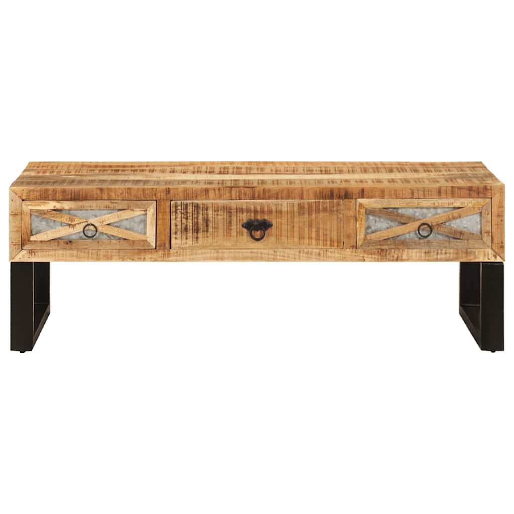 Vidaxl salontafel 110x50x38 cm massief mangohout