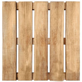 VIDAXL 30 ST Terrassenfliesen 50x50 cm Holzbraun