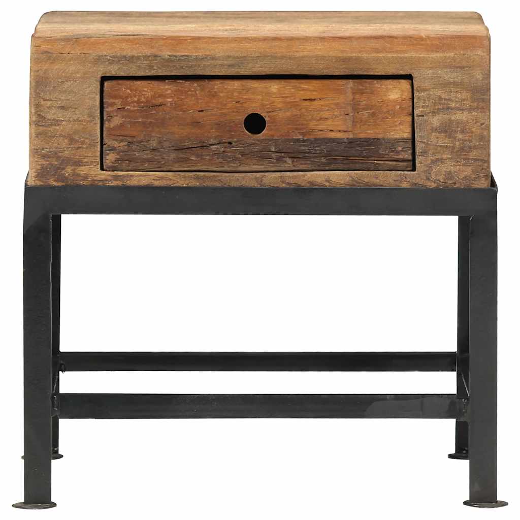Vidaxl nachtkastje 40x35x40 cm massief gerecycled hout