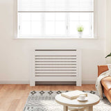 VIDAXL -Radiatorkonstruktion 112x19x81.5 cm MDF Weiß