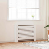 VIDAXL -Radiatorkonstruktion 112x19x81.5 cm MDF Weiß