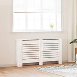 VIDAXL -Radiatorkonstruktion 152x19x81.5 cm MDF Weiß
