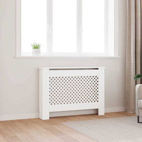 VIDAXL -Radiatorkonstruktion 112x19x81.5 cm MDF Weiß