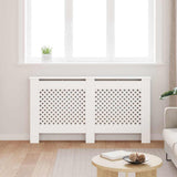 VIDAXL -Radiatorkonstruktion 152x19x81.5 cm MDF Weiß