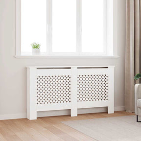 VIDAXL -Radiatorkonstruktion 152x19x81.5 cm MDF Weiß