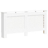 VIDAXL -Radiatorkonstruktion 172x19x81.5 cm MDF Weiß
