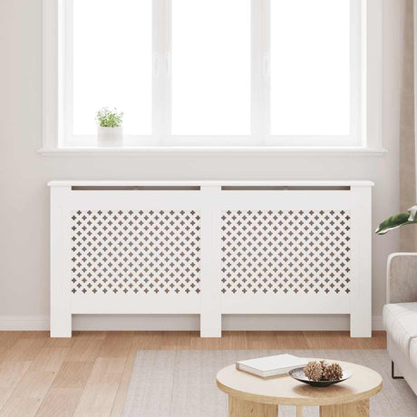 VIDAXL -Radiatorkonstruktion 172x19x81.5 cm MDF Weiß