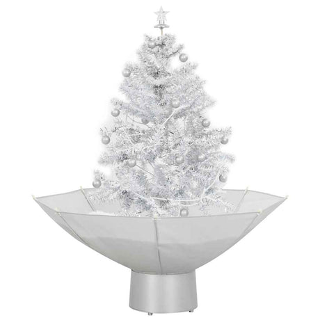 Vidaxx Weihnachtsbaum schneit mit Schirmfuß 75 cm weiß