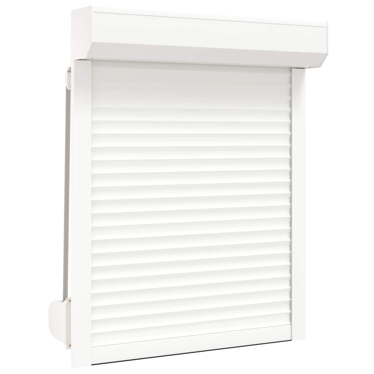 Vidaxl roljaloezie wit 80 x 100 cm aluminium en polyurethaan