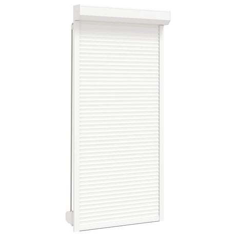 Vidaxl roljaloezie wit 100 x 210 cm aluminium en polyurethaan