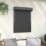 Vidaxl roljaloezie antraciet 70 x 100 cm aluminium en polyurethaan