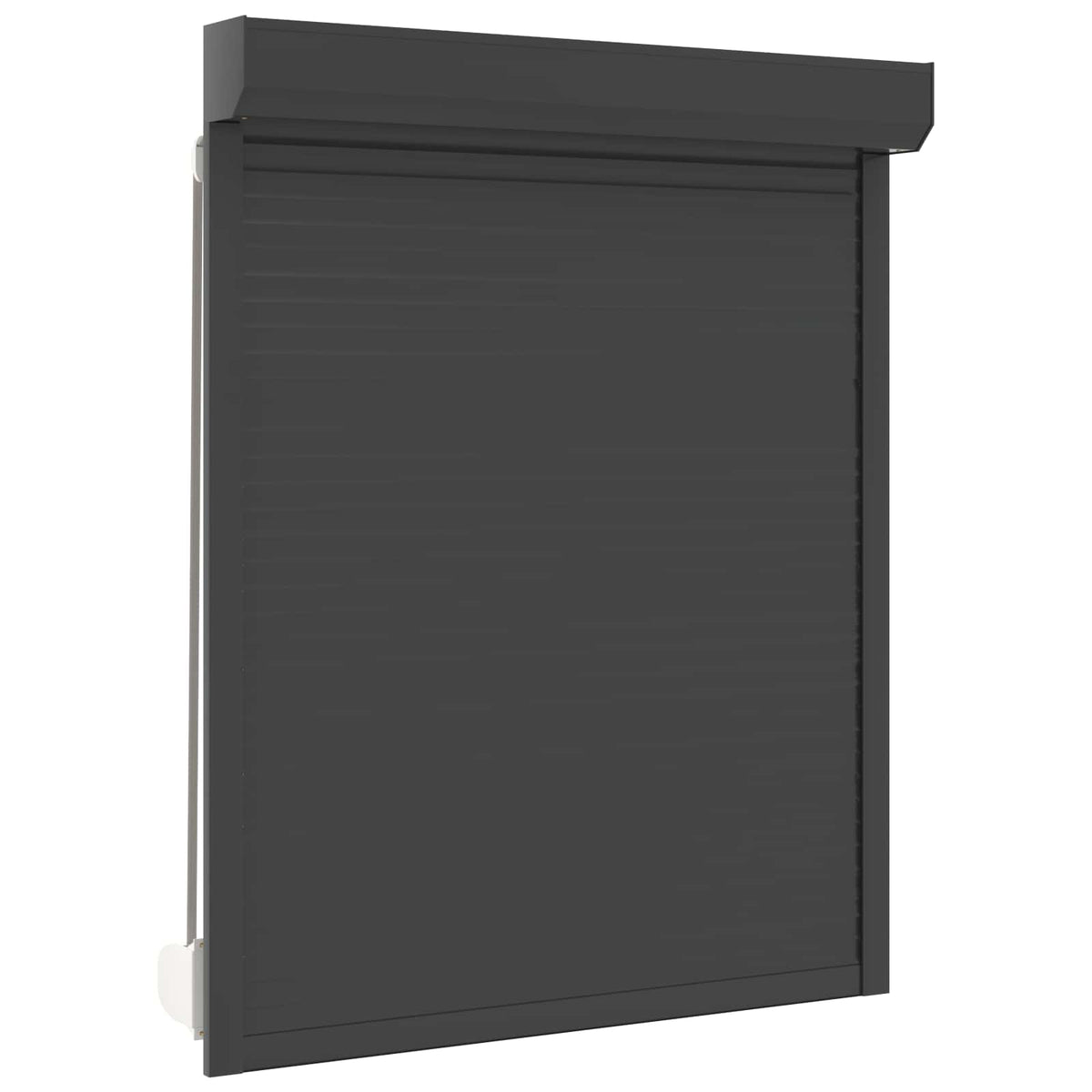 Vidaxl roljaloezie antraciet 120 x 150 cm aluminium en polyurethaan