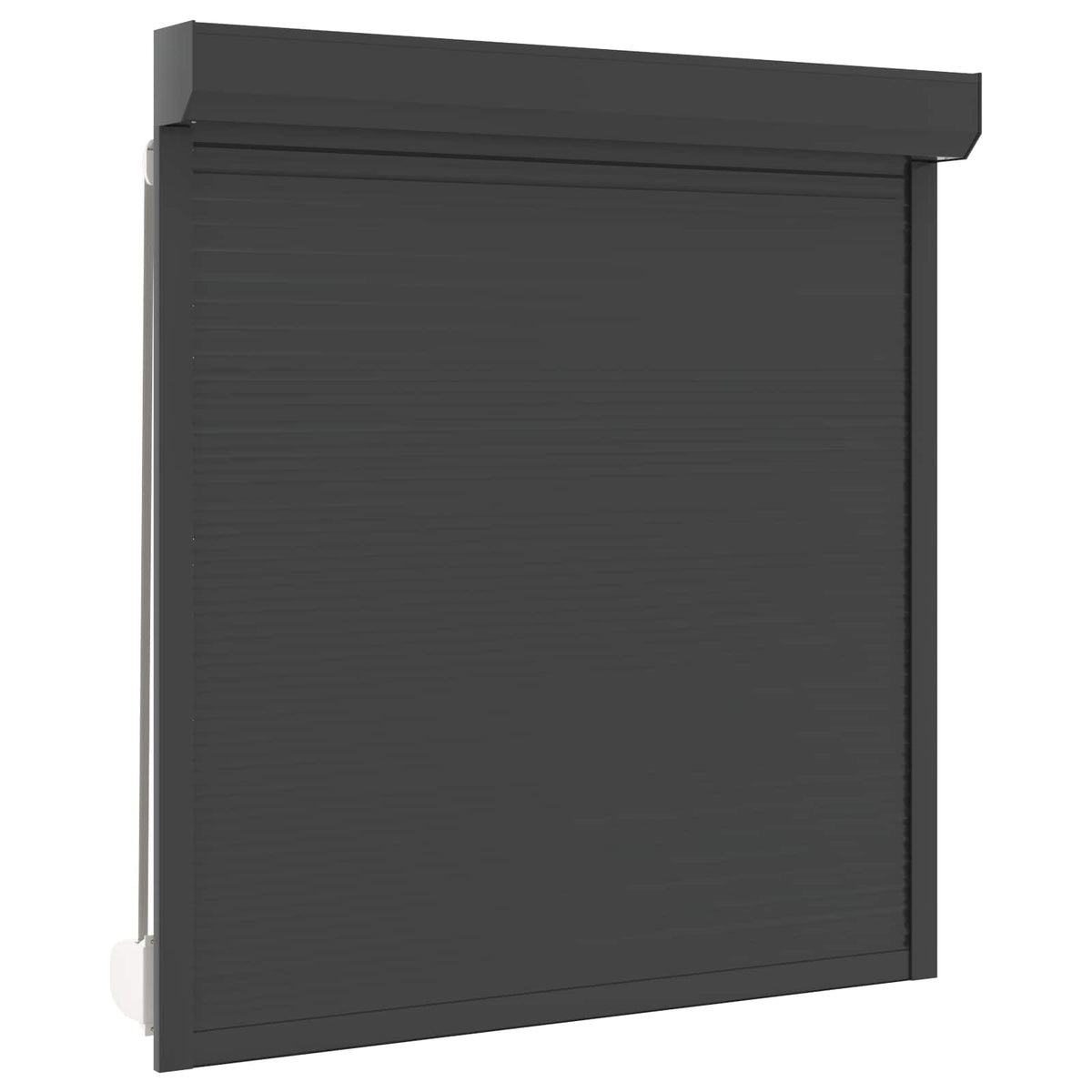Vidaxl roljaloezie antraciet 140 x 150 cm aluminium en polyurethaan
