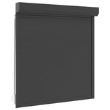 Vidaxl roljaloezie antraciet 140 x 150 cm aluminium en polyurethaan