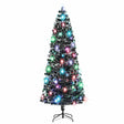 Vidaxx beleuchteter Weihnachtsbaum mit Ständer und LED 240 cm Glasfaser
