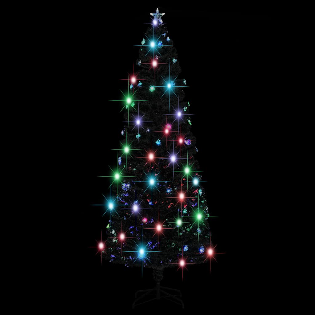 Vidaxx beleuchteter Weihnachtsbaum mit Ständer und LED 240 cm Glasfaser