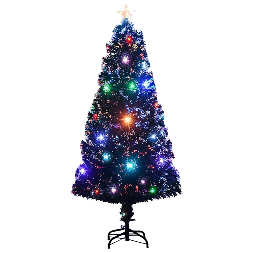 Vidaxx beleuchteter Weihnachtsbaum mit Ständer und LED 120 cm Glasfaser