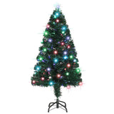 Vidaxx beleuchteter Weihnachtsbaum mit Ständer und LED 120 cm Glasfaser